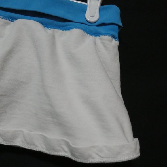 LA SENZA GIRL | large | White Skorts With Blue Waistband, Drawstring and Flower - Picture 10 of 12